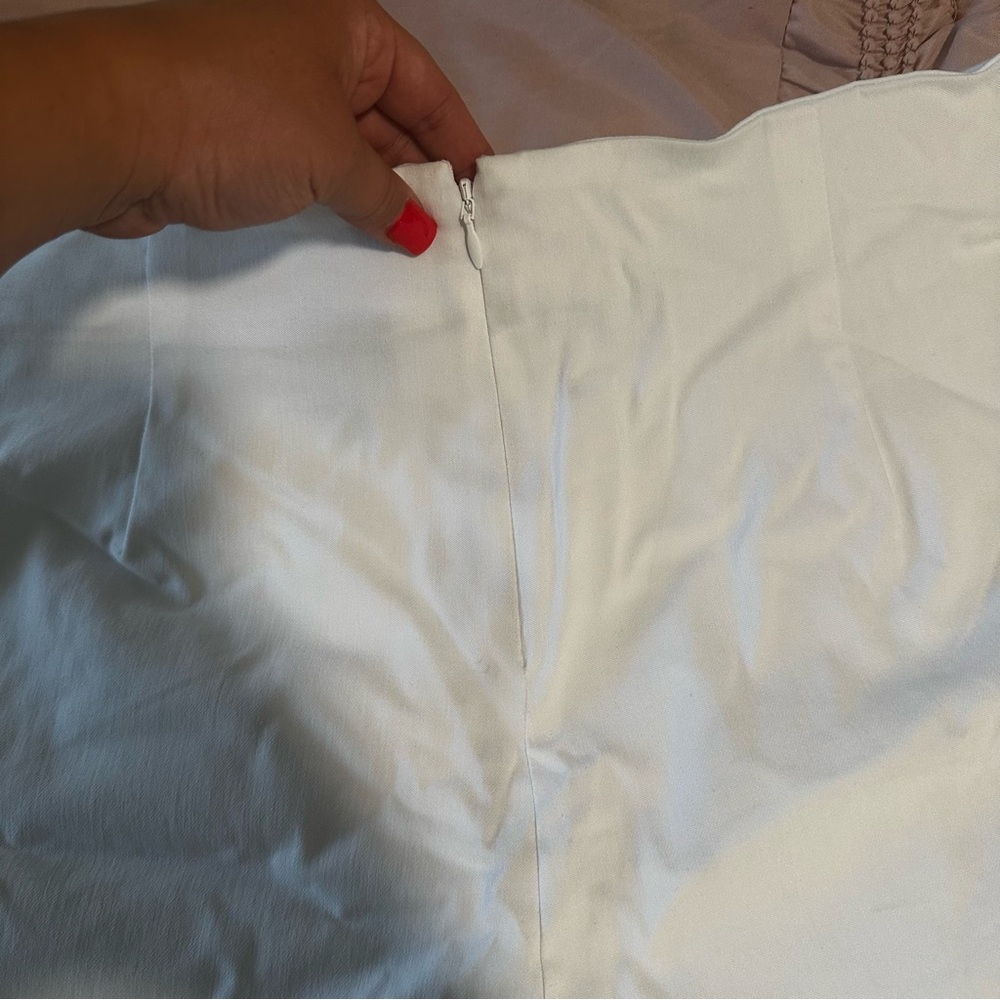 INC White Wrap Skort for Women - Picture 7 of 10